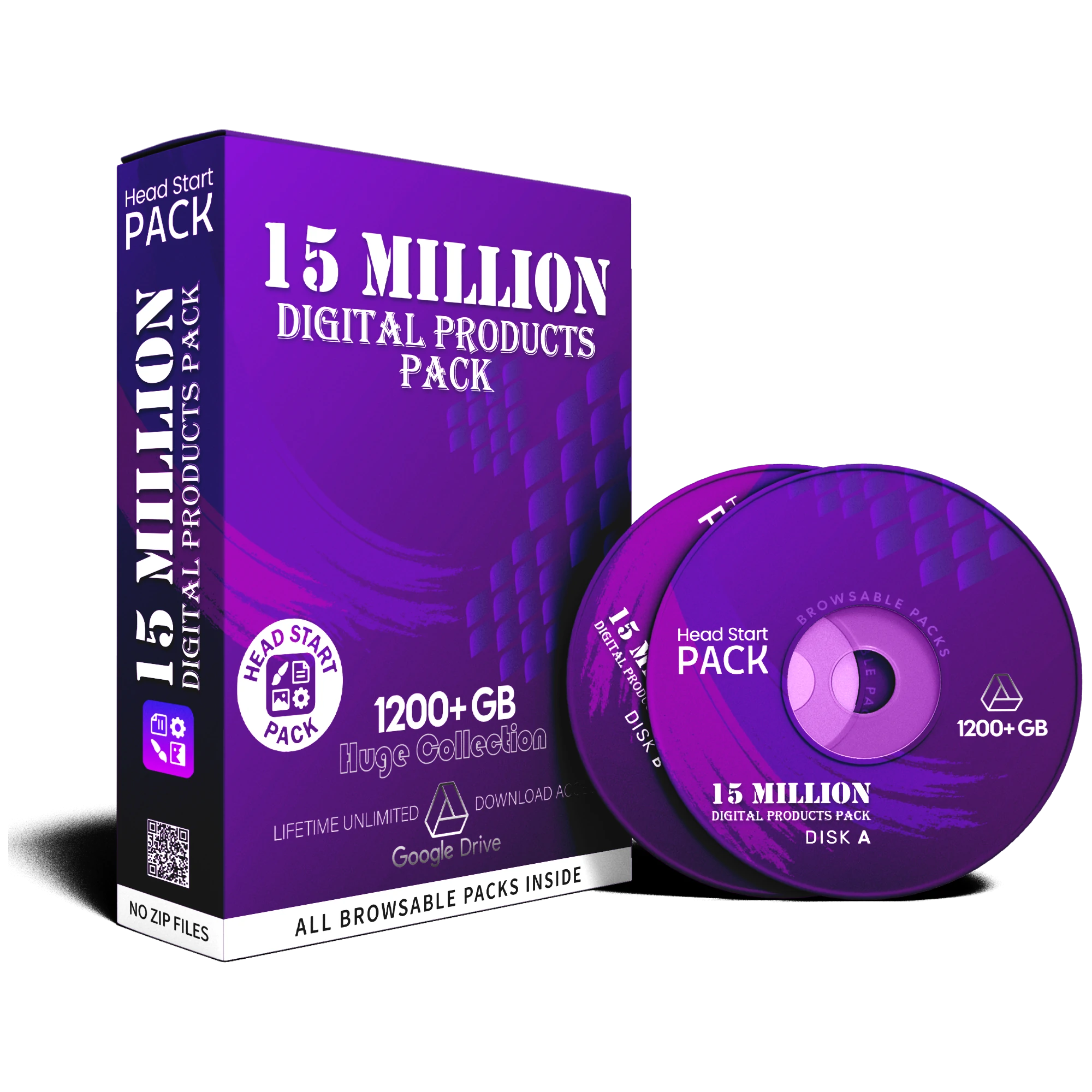Head Start Pack - 15 MILLION DIGITAL PRODUCTS PACK