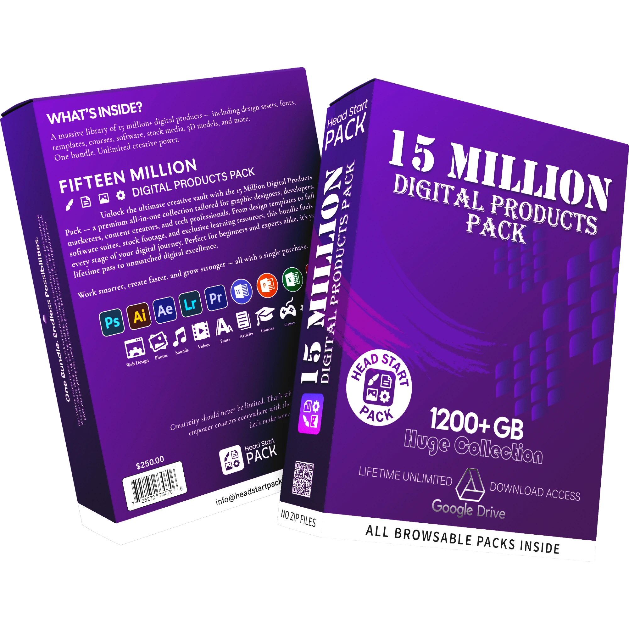 Head Start Pack - 15 MILLION DIGITAL PRODUCTS PACK