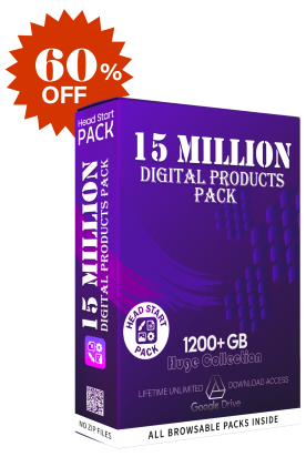 Head Start Pack - 15 MILLION DIGITAL PRODUCTS PACK - With Offer